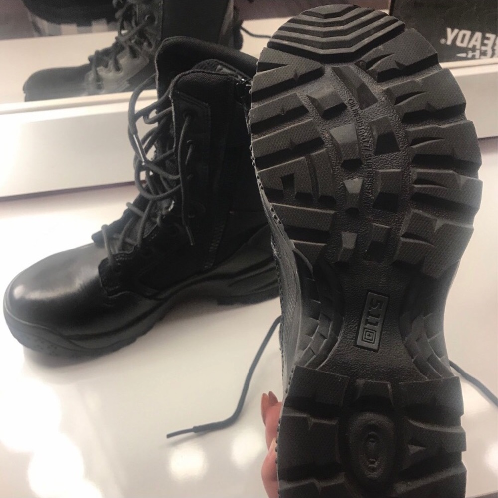 Black 5.11 Women’s ATAC 2.0 8” Tactical Side Zip